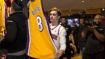 Antoine Griezmann is a well-known NBA fan.